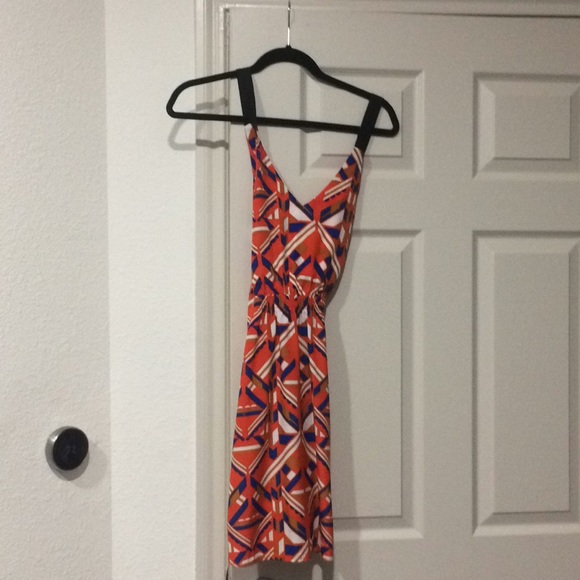 Vibrant geometric pattern dress - Picture 1 of 1